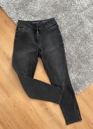Брендовые темно-серые джинсы betty barclay s/m/36🖤1 фото