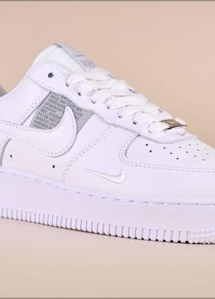 Женские кеды nike air force 1 white2 фото