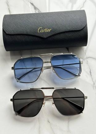 Очки cartier коробка, чехол, салфетка, карта