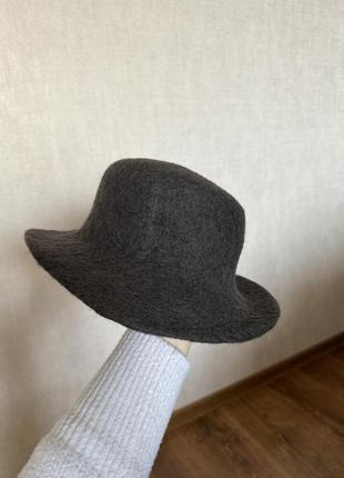 Шерстяная шляпа с широкими полями2 фото