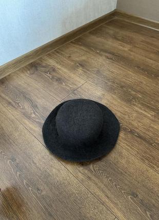 Шерстяная шляпа с широкими полями6 фото
