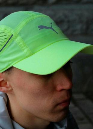 Оригинальная.человечья кепка бейсболка puma lightweight runner cap1 фото