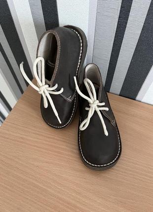 Новые кожаные ботинки челси andre размер 27 стелька 16,5 см1 фото