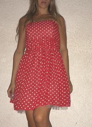 Платье в горох