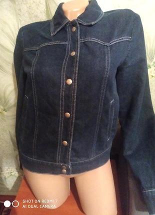 Пиджак джинсовый класный 44-46 р1 фото