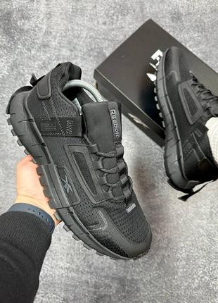 Оригинальные мужские кроссовки reebok zig kinetica edge black 41-45р.