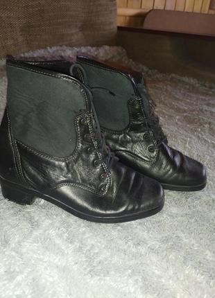 Кожаные ботинки comfortable, р. 36
