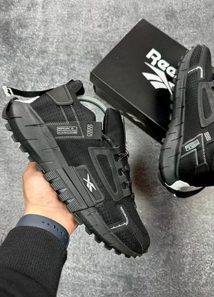 Оригінальні чоловічі кросівки reebok zig kinetica edge black/white 41-45р.