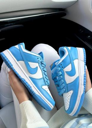 Nike dunk low blue4 фото