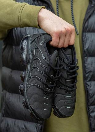 Мужские кроссовки nike vapormax plus black 40-41-42-43-44-45