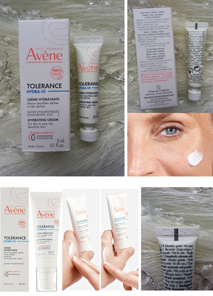 💖avene tolerance hydra-10 hydrating cream увлажняющий крем для лица с гиалуроновой кислотой и термальной водой