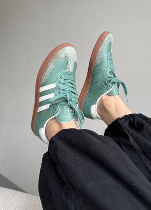 Кроссовки adidas samba mint10 фото