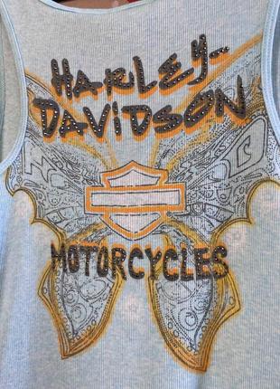 Жіноча легка майка футболка harley davidson2 фото