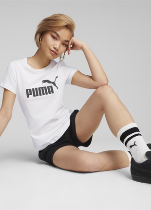 Футболка essentials women's logo tee puma xs