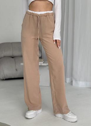 🔝 женские брюки палаццо на весну5 фото