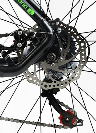 Велосипед спортивный corso «atlantis» 29" дюймов рама алюминиевая 18``, оснащение shimano 21 скорость8 фото
