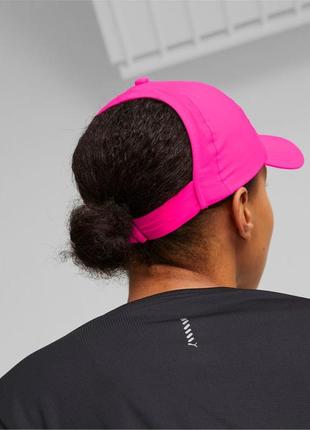 Спортивная кепка puma ws ponytail cap 02439702 os розовый4 фото