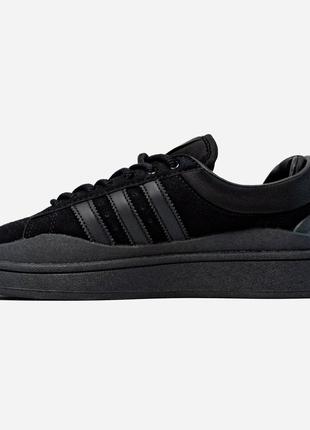 Adidas campus x bad bunny black6 фото