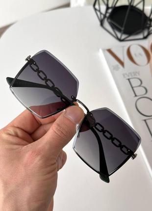 Солнцезащитные очки женские крутые квадрат защита uv400