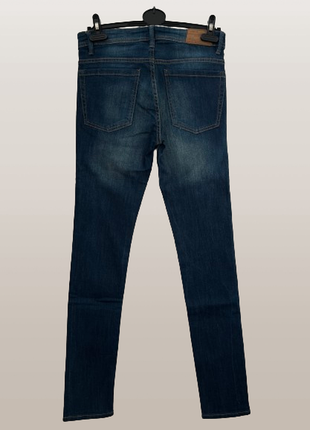 Джинсы skinny pull&bear темно синие р.44-464 фото