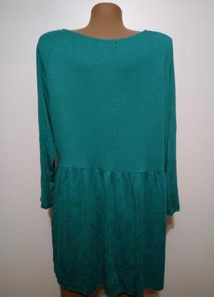 Трикотажная кофточка блуза с драпировкой 20/54-56 размера6 фото