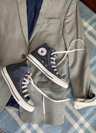 Кеды converse chuck taylor all stars 37.5 blue2 фото