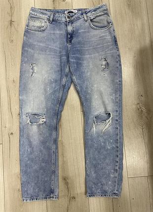 Летние рваные джинсы zara