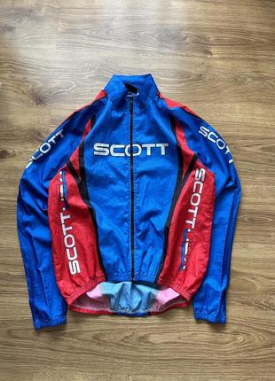 Легка велокуртка scott usa / вітровка scott / спортивна легка куртка2 фото