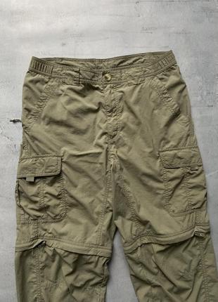 Мужские треккинговые брюки трансформеры шорты 2в1 карго колумбия columbia pants titanium титаниум5 фото
