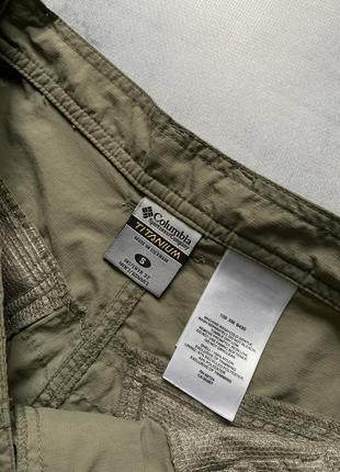 Мужские треккинговые брюки трансформеры шорты 2в1 карго колумбия columbia pants titanium титаниум9 фото