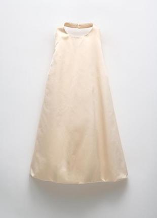 Платье-балон с воротником хальтер — zw collection10 фото