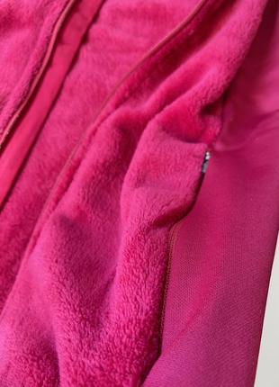 Женская флисовая кофта подарок новый год рождество тедди - плюшевая кофта термо crivit однотонная на молнии3 фото