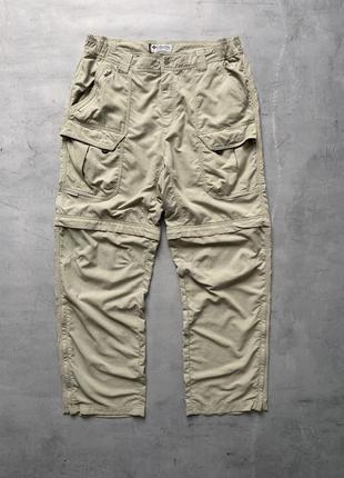 Мужские брюки треккинговые колумбия шорты 2в1 карго титаниум columbia titanium pants3 фото