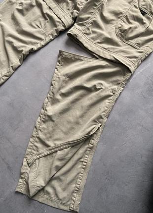 Мужские брюки треккинговые колумбия шорты 2в1 карго титаниум columbia titanium pants8 фото