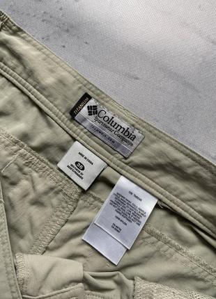 Мужские брюки треккинговые колумбия шорты 2в1 карго титаниум columbia titanium pants10 фото