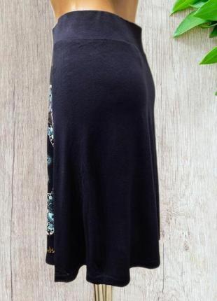 Удобная качественная юбка миди неординарного испанского бренда desigual3 фото