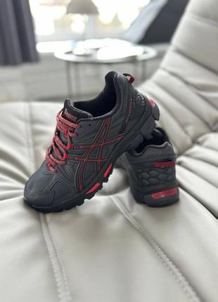 Кросівки asics gel-kahana 8 black red7 фото