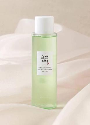 Тонер для лица с кислотами beauty of joseon green plum refreshing toner aha + bha