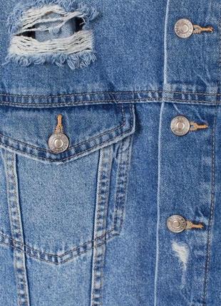 Оверсайз джинсова куртка h&amp;m4 фото