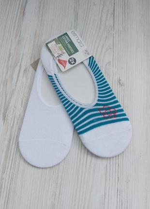 Комплект брендові короткі шкарпетки слідки