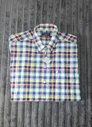 Bayard стильная мужская рубашка в клетку, рубашка. франция