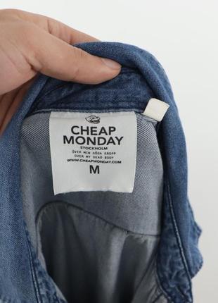 Мужская джинсовая рубашка cheap monday / оригинал &lt;unk&gt; m &lt;unk&gt;7 фото