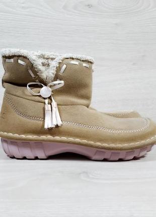 Утеплені черевики / чобітки для дівчинки crocs оригінал, розмір 33 - 34