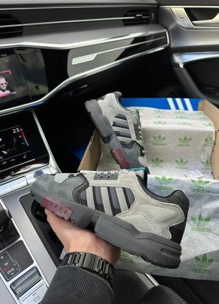 Мужские кроссовки adidas zx torsion gray