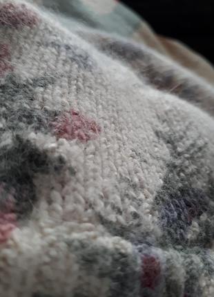 Ангоровый свитер реглан свитшот кофта молочного цвета р 10 франция5 фото