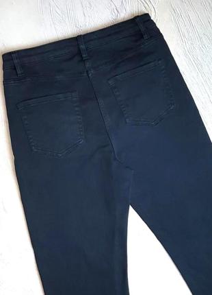 💝2+1=4 шикарні плотні темно-сині завужені мом джинси next, розмір 46 - 485 фото