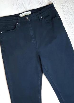 💝2+1=4 шикарні плотні темно-сині завужені мом джинси next, розмір 46 - 483 фото