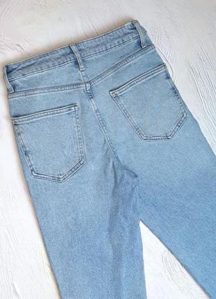 💝2+1=4 женские голубые мом mom джинсы стрейч высокая посадка new look, размер 44 - 465 фото