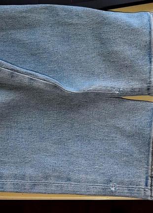 💝2+1=4 женские голубые мом mom джинсы стрейч высокая посадка new look, размер 44 - 468 фото