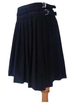 Юбка burberry brit pleated wool skirt